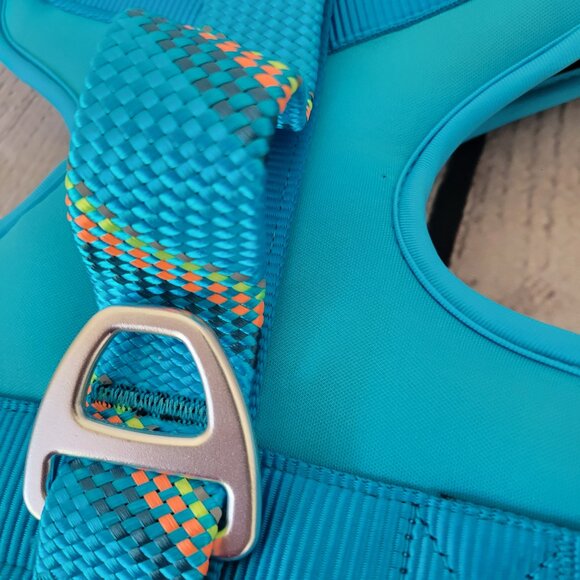 Arcadia Trail Neoprene Harness- Bright Blue - Picture 5 of 7